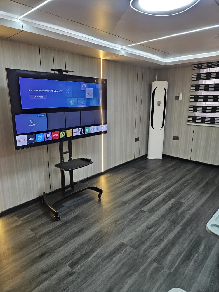 The smart TV and presentation wall